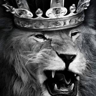 Lion crown wallpaper