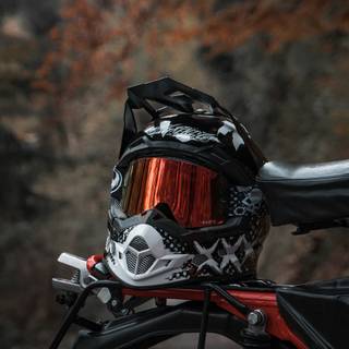 Motorcycle helmet iPhone wallpaper