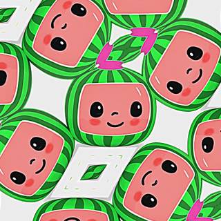 Cocomelon logo wallpaper