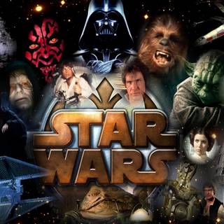 Star Wars movie heroes wallpaper