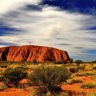 Uluru 4k wallpaper