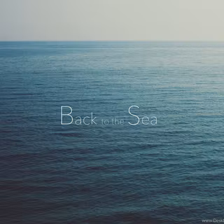 Aesthetic ocean PC wallpaper