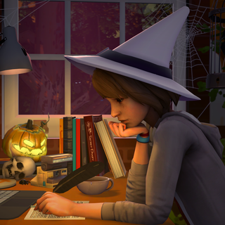 Lofi Halloween wallpaper