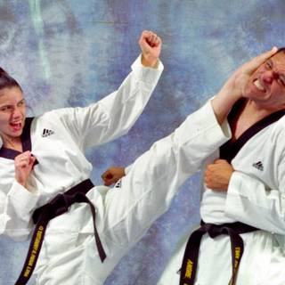 Female martial artist wallpaper