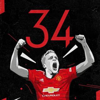 Manchester United cartoon wallpaper