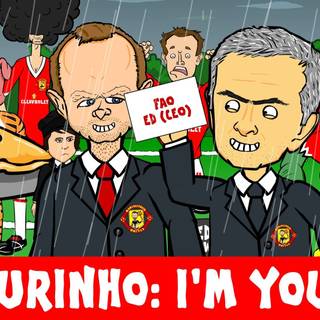 Manchester United cartoon wallpaper
