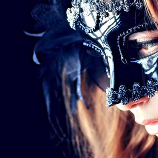 Masquerade mask wallpaper