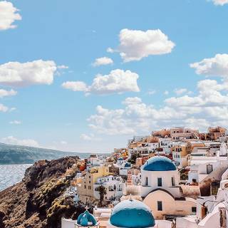 Summer Greece wallpaper
