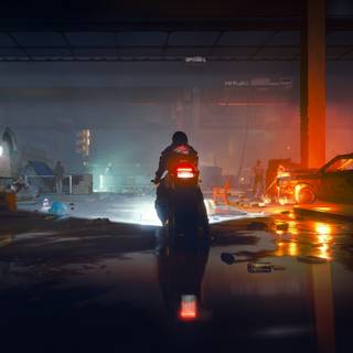 Cyberpunk laptop wallpaper