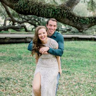 Piggyback ride boy and girl wallpaper