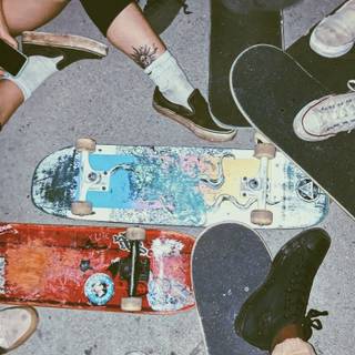 Skater vibes aesthetic wallpaper