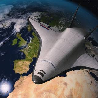 Future spaceship wallpaper