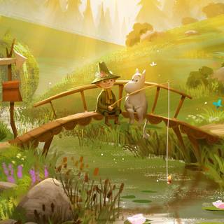 Moomin phone wallpaper