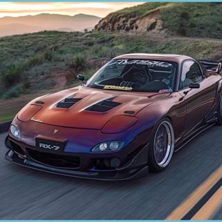 Aesthetic 90s JDM car wallpaper