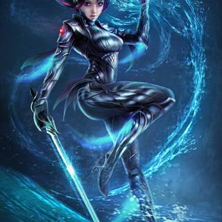 Realistic anime girls wallpaper