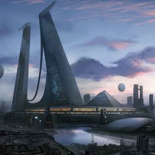 Worlds Of The Future wallpaper