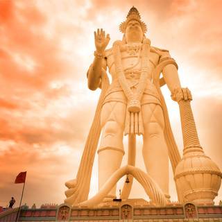Hanuman statue wallpaper