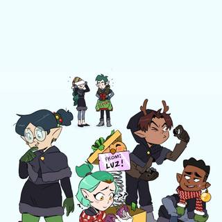 Luz x Amity wallpaper