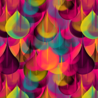 Pink and lime green wallpaper