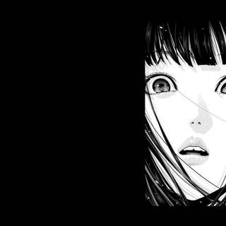 Black and white manga wallpaper