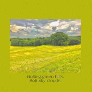 Green and yellow aesthetic wallpaper