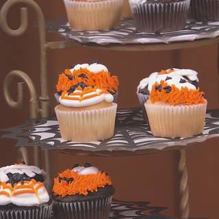 Cupcakes Halloween wallpaper