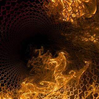 Fractal colorful art shape pattern HD wallpaper