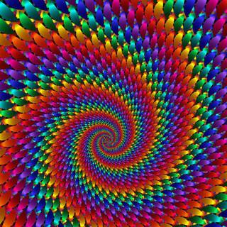 Fractal colorful art shape pattern HD wallpaper