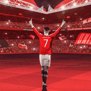 Cristiano Ronaldo Manchester United 2021 wallpaper