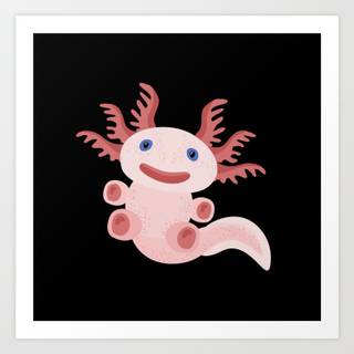 Cute axolotls wallpaper