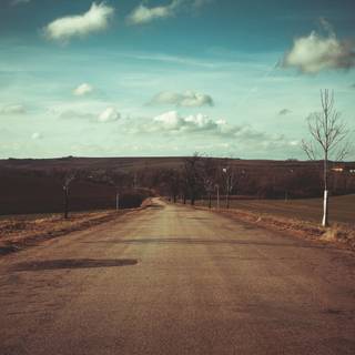 4k retro highway wallpaper