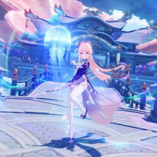 Kokomi Genshin Impact wallpaper