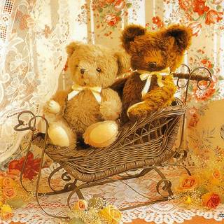 Autumn bear wallpaper