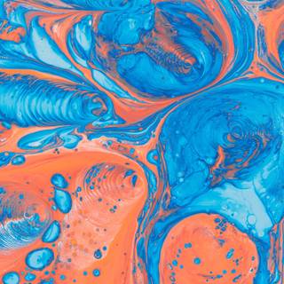 Mixed colors paint spots wallpaper