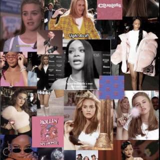 Women collage wallpaper