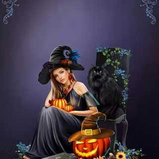 Halloween Pin Up wallpaper