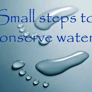 Water conservation wallpaper