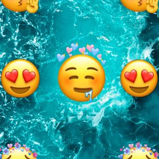 WhatsApp Emoji wallpaper
