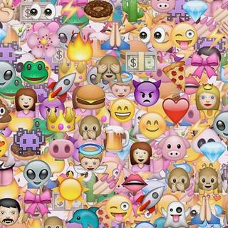 WhatsApp Emoji wallpaper