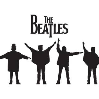 The Beatles logo wallpaper