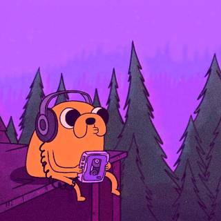 Chill cartoon wallpaper