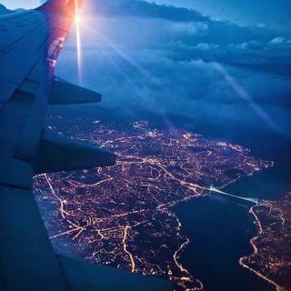 Airplane phone wallpaper