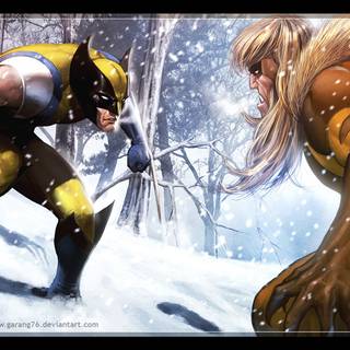 Wolverine desktop comic art wallpaper
