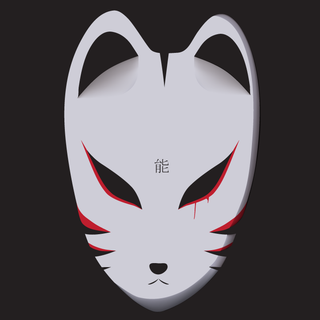 Japan mask wallpaper