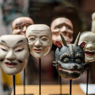 Japan mask wallpaper