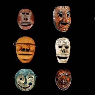 Japan mask wallpaper