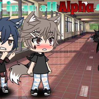 Gacha Demon Wolf wallpaper