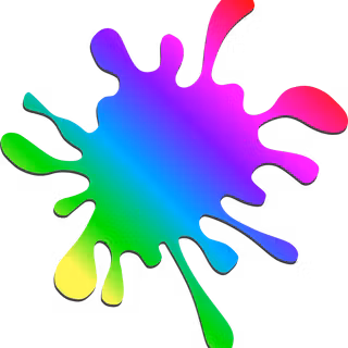 Colorful paint rainbow HD wallpaper