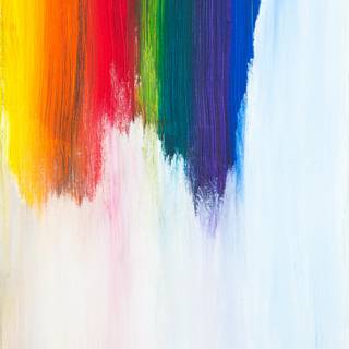 Oil paint artistic colorful digital art HD wallpaper