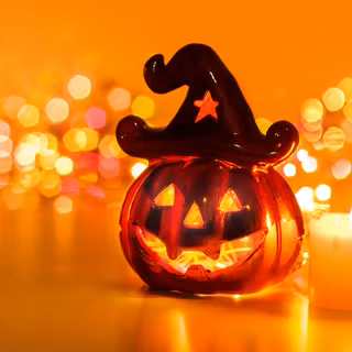 Halloween candles wallpaper